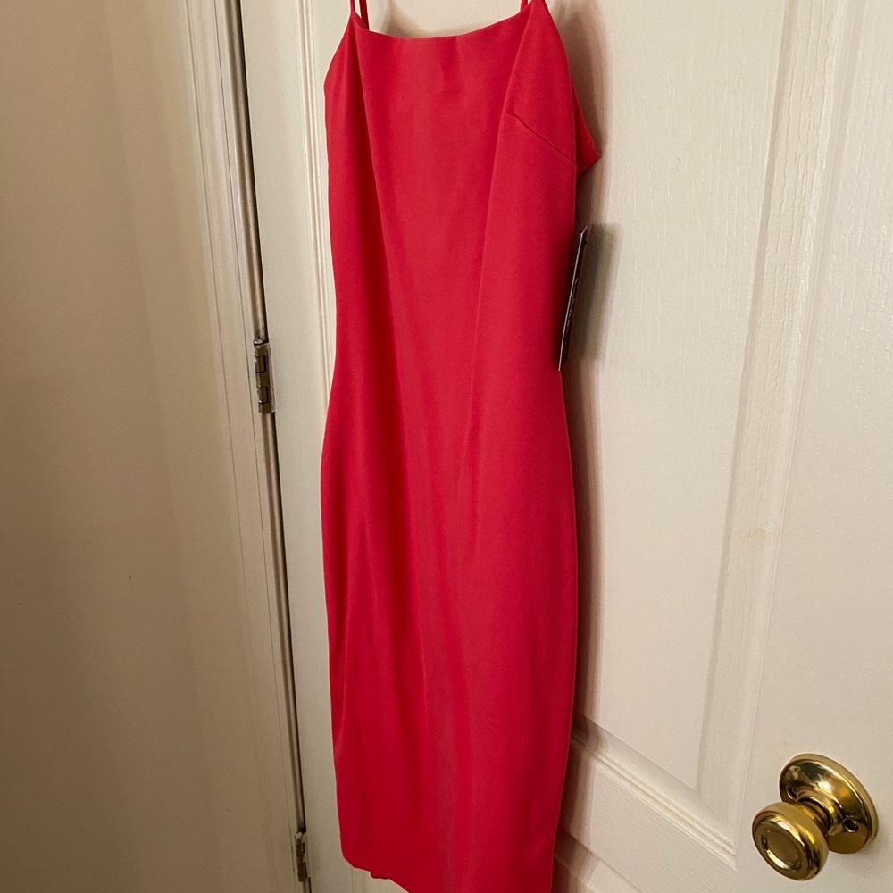 Hot Pink Lulu’s Midi Dress
